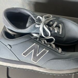 New Balance Mens 501's size 13D Ripple Sole Grey Classic Sneakers